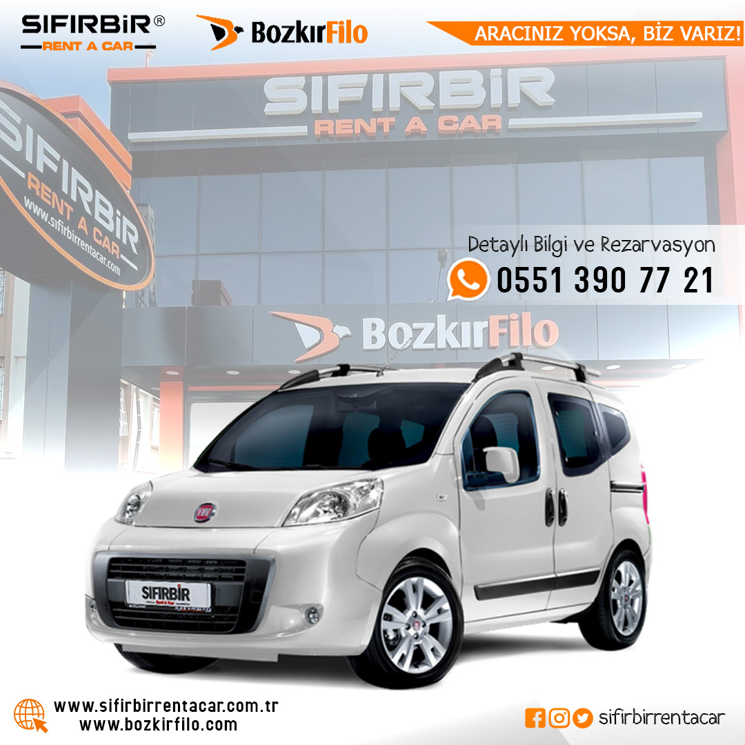 SIFIRBİR RENT A CAR | BOZKIR FİLO